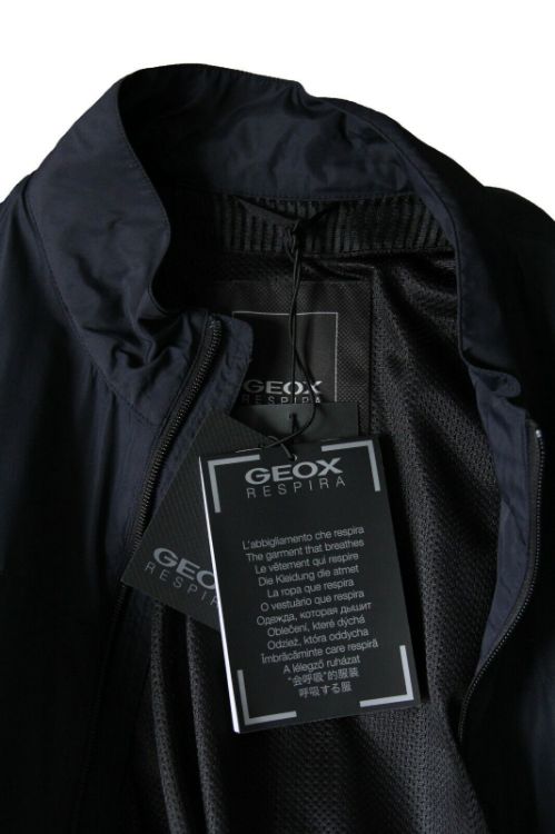 Immagine di GIUBBINO BOMBER UOMO GEOX ORIGINALE BLU NOTTE M0220J T2611