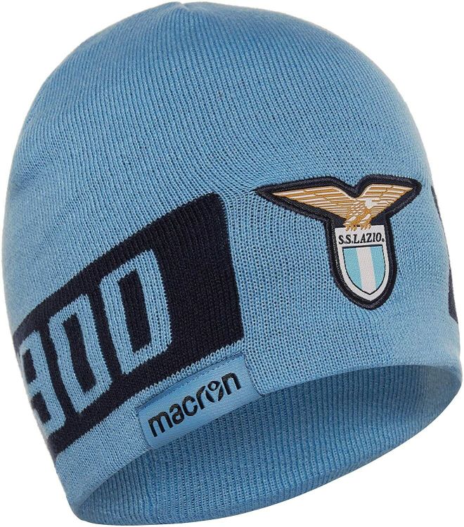 Immagine di CAPPELLO ZUCCOTTO BAMBINO S.S. LAZIO PRODOTTO UFFICIALE CELESTE BLU con LOGO