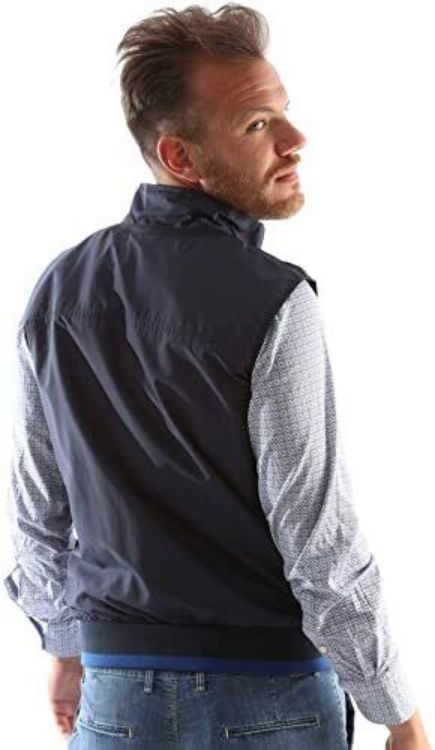 Immagine di GILET ESTIVO UOMO GEOX M6221W T2050 BLU TERMICO IMPERMEABILE WATER REPELLENT